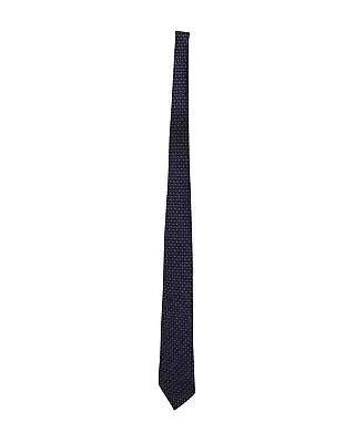 Pre Loved Salvatore Ferragamo Blue Croquet Printed Silk Tie  -  Ties  - Blue • $628.10