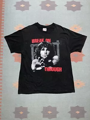 Vintage 90s The Doors Band T Shirt Break On Through Jim Morrison Winterland XL • $60