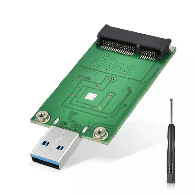 MSATA Adapter ELUTENG MSATA To USB 3.0 Adapte USB MSATA SSD Reader Free Shipping • $17.87