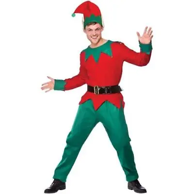 Wicked Costumes Elf Men's Christmas Fancy Dress Costume • £18.99