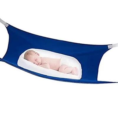 Contrast Color Newborn Crib Hanging Basket Baby Hammock Infant Sleeping Bed • £8.57