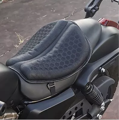 Motorcycle Gel Seat Cushion Comfort Pillow Pressure Relief Pad Cover • $30