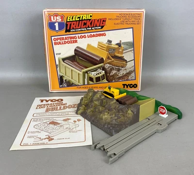 $49.99 • Buy TYCO US1 Electric Trucking Operating Log Loading Bulldozer, Complete W/ Box