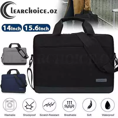 Laptop Sleeve Briefcase Carry Bag Crossbody Notebook Computer Case 14  15.6  • $17.45