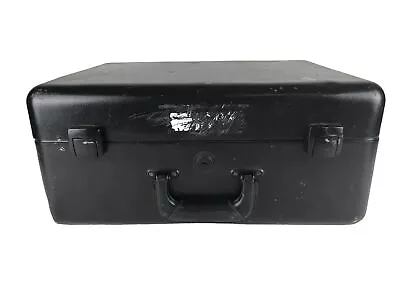 Unisex Black Hard Metal Push Lock Top Handle Storage Case/Document Case • $35.99