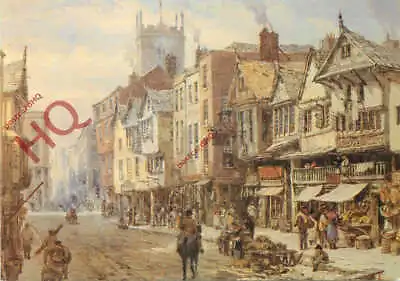 Picture Postcard:;Chester North Side Of Eastgate Street Louise Rayner • £2.49