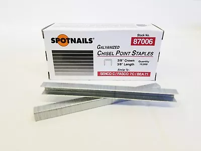 C06 22ga 3/8  Staples 3/8  Crown 3/8  Long Good For Upholstery • $18.69