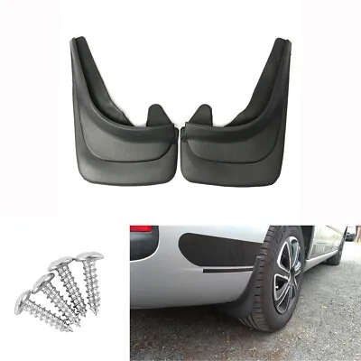 2Pcs Black ABS Car Truck Modified Mudflaps Splash Guards Fender With Accessories • $37.51