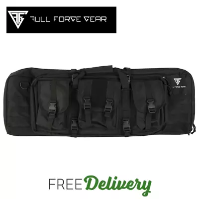 Full Forge Gear Torrent Double Rifle Case Black 37 X14 X12.5  500 Denier Poly • $105.99