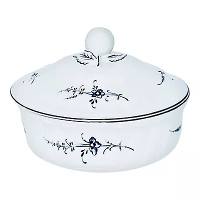 Villeroy & Boch VIEUX LUXEMBOURG Porcelain 1 Quart 7 1/8” Vegetable Bowl & Lid • $167.99