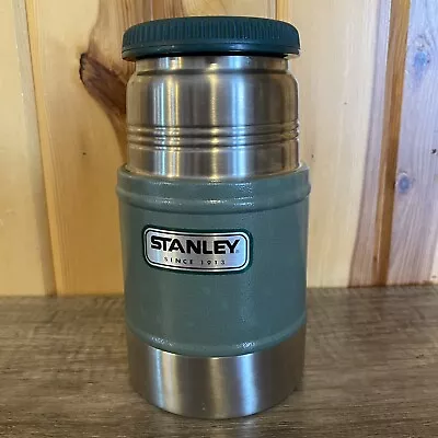 Stanley Classic Stainless Steel Thermos Vacuum Food Jar 17oz Camping Missing Lid • $12.95