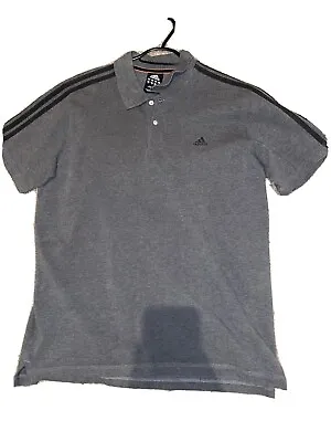 £11 • Buy Adidas Essentials Grey Polo
