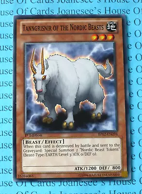 Tanngrisnir Of The Nordic Beasts BP02-EN094 Yu-Gi-Oh Card 1st Edition New • £1.90