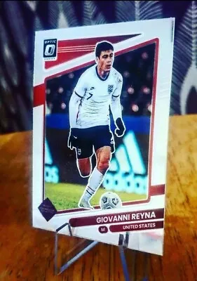 Panini Donruss Soccer Road To Qatar Silver Optic Giovanni Reyna USA + Free Cards • £1.50