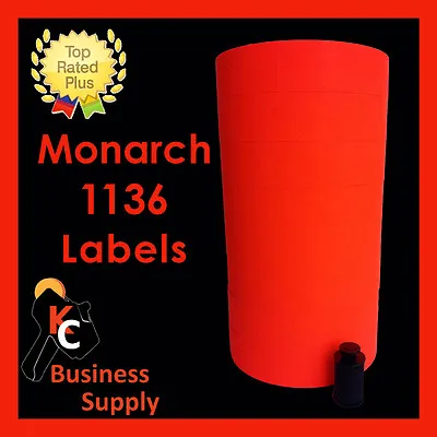 Red Labels For Monarch 1136 Price Gun One Sleeve Ink Roller Included • $21.15