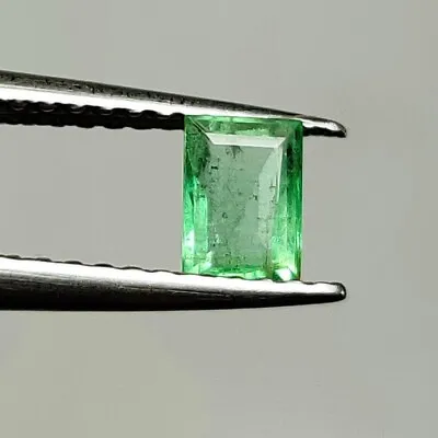 0.33 CT - Natural Zambian Emerald Nice Luster Green Gem Octagon Shape - 4381 • $7.99