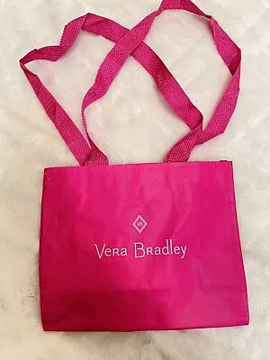 Vera Bradley Bright Hot Pink Reusable Tote Shopping Bag (10x8x4) • $3.99