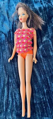 Vintage 1966 Brunette Barbie Doll By Mattel - TnT Twist 'n Turn • $53.40