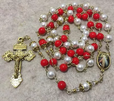 Unbreakable Rosary  Divine Mercy Catholic Rosary - Handmade In USA • $39.99