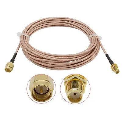 £3.29 • Buy 15cm To 3m SMA Male To SMA Female Connector Pigtail Antenna Cable RG316 Cable UK