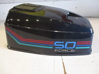 US Marine Force Outboard 50 Hp Boat Engine Cowling Cover Top Hood Cap 1980's • $86.24