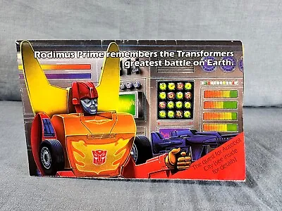 Transformers G1 Catalog Checklist And Order Form Hasbro 1987 • $12