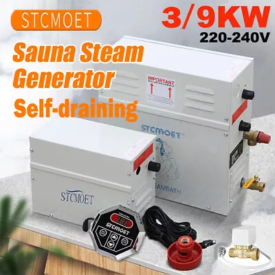 (3/9KW) Shower Steam Generator - Self-Draining System - For Home Commercial Use • $239.99