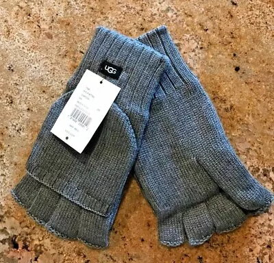 NWT NEW UGG Knit Flip Mittens Gray Size Large/XLarge • $30