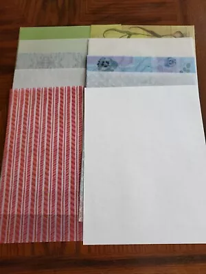 Scrapbook Lot Of 19 Sheets Vellum 8 1/2 X 11  New Intact • $19.90