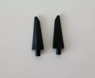 2x LEGO Black Minifigure Weapon Sword Spike Flexible - 64727 - Horn Claw Barb • $8.50