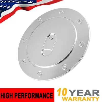 Chrome ABS Fuel Tank Gas Door Cap Cover For Chevy Silverado GMC Sierra 2500HD • $12.74