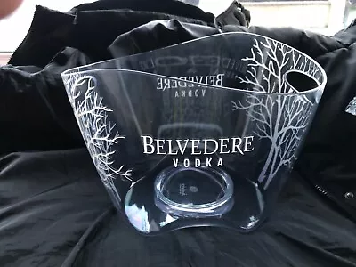 Belvedere Vodka Clear Acrylic Ice Bucket Large Brand New • £14.99