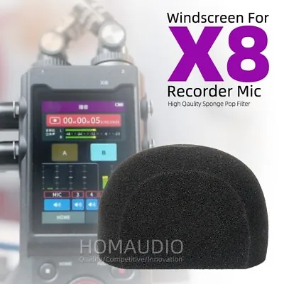 For TASCAM X8 Windscreen Recorder Microphone Foam Sponge Pop Filter Windshield • $13.98