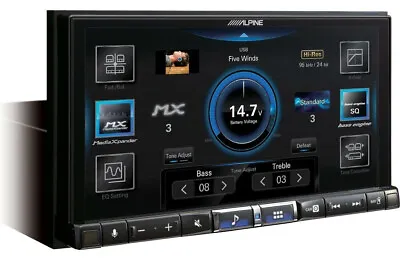 Alpine ILX-507 Double-DIN Apple Carplay Bluetooth 7  Digital Multimedia Receiver • $649.99