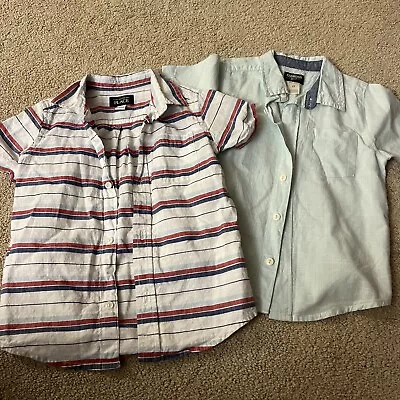 Boys 5T Button Up Dress Shirts Gymboree-Mint Green/Children’s Place- RWB • $8.99