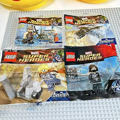 LEGO Marvel Super Heroes 5002943 30162 30165 30163 4 Packs New • £5