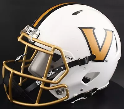 VANDERBILT COMMODORES NCAA Riddell Speed Full Size AUTHENTIC Football Helmet • $299.99