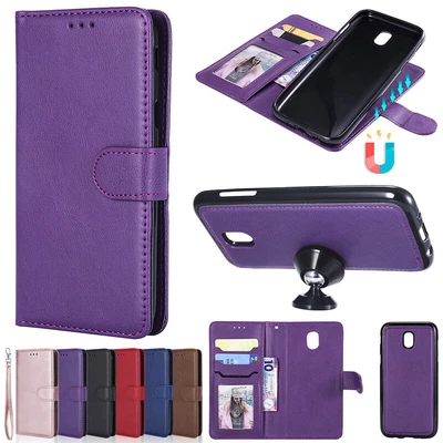 $16.96 • Buy Removable Luxury Magnetic Leather Case Flip Cover For Samsung J5 Pro J8 A21S A53