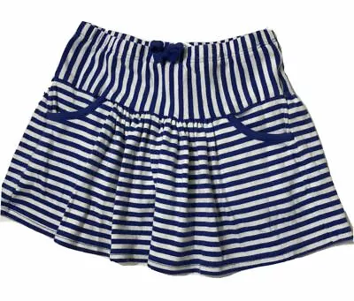 Gymboree Girl's Skirt Blue Striped Skirt Size 5 Orig.$34 • $7.49