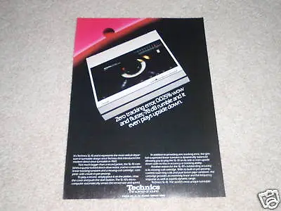 Technics SL-10 Turntable Ad 1980 Article 1 Page Linear Tracking Arm • $13.49