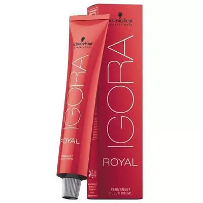 SCHWARZKOPF Professional IGORA ROYAL Permanent Color Creme 60ml NEW *ALL SHADES* • £8.99