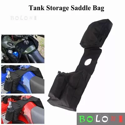 Black Saddlebag Quad ATV 4-Wheeler Fuel Tank Cargo Storage Hunting Bags Luggage  • $27.05