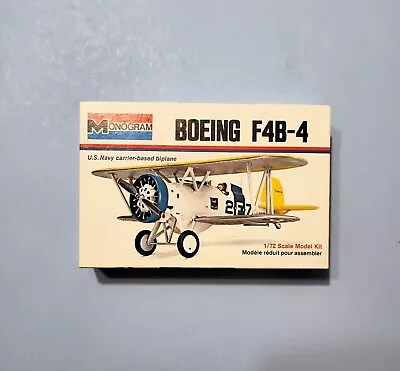 Vintage Monogram 1/72 Boeing F4B-4 W/extras. • $10