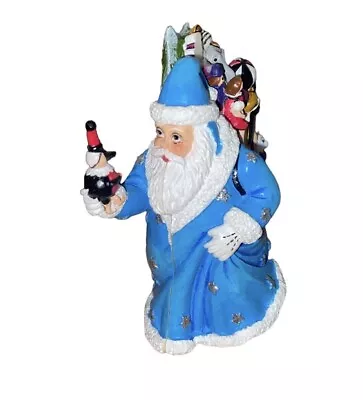 Metropolitan Museum Of Art Ornament MMA Father Christmas Resin Blue Coat Flaw • $29.97