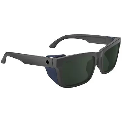 SPY Optic HELM TECH Sunglasses Matte Dark Gray Happy Gray Green Lens 3DAY SHIP • $149.99