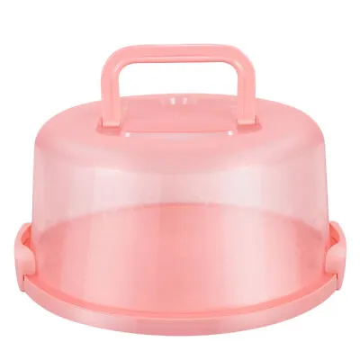 1 Pc Cake Container Carrier Round Storage Container • £10.99