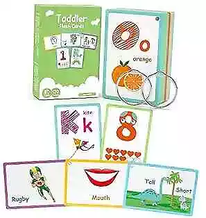 60 Cards 120 Pictures ABC Alphabet Flash Cards For Toddlers 3 Alphabet Number • $10.65