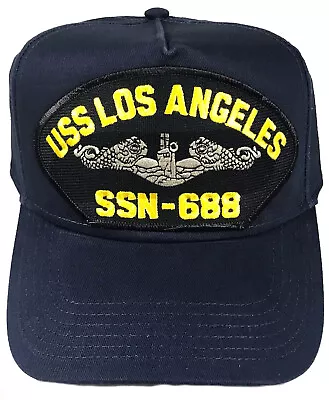 USS Los Angeles SSN-688 Ship HAT - Navy Blue • $25.28