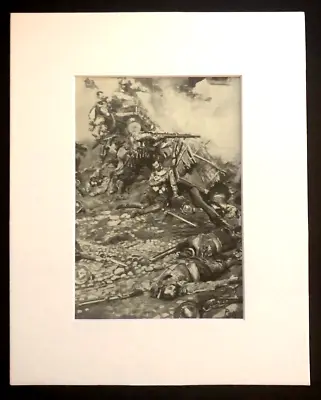 Howard Pyle  Drake's Attack Upon San Domingo  8 X 10 Matted Art Print-1883 • $17.99