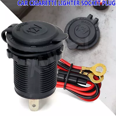 12V Car Marine Van Boat Cigarette Lighter Socket Charger Power Outlet Supply USA • $9.02